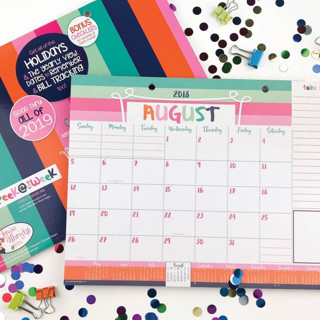 17-Month Desk Calendars only $8.95 + shipping!