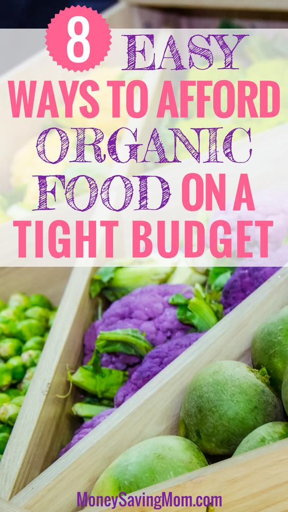 You can afford organic food on a budget! Here's how!!
