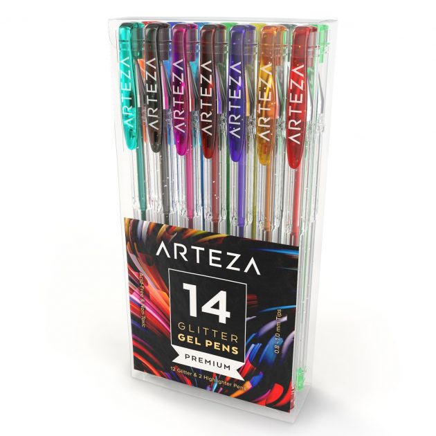 Arteza Glitter Gel Pens (Set of 14) only $5.94!