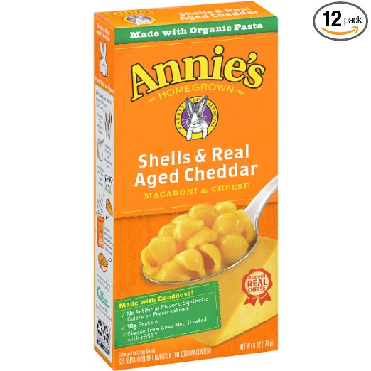 Annie's Macaroni and Cheese (Pack of 12) only $7.29 shipped!