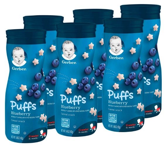 Gerber Graduates Puffs Cereal Snacks (6 pack) only $7.09 shipped, plus more!