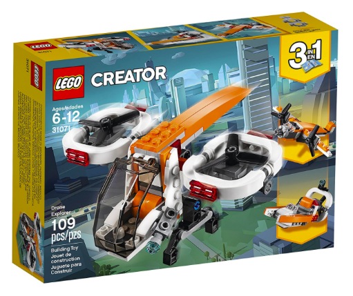LEGO Creator 3in1 Drone Explorer Building Kit only $7.99!