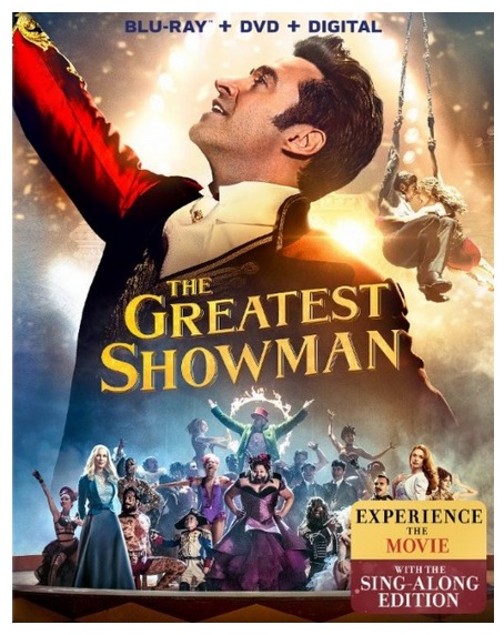 The Greatest Showman Blu-ray + DVD Combo only $10.99!
