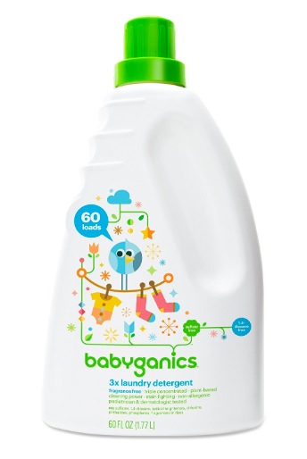 30% off select Babyganics items = GREAT prices on hand sanitizer, laundry detergent, dish soap, and more!