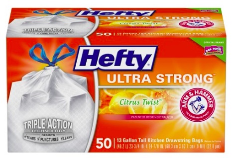 Hefty 13 Gallon Citrus Twist Bags (50 count) just $6.69 at Target!