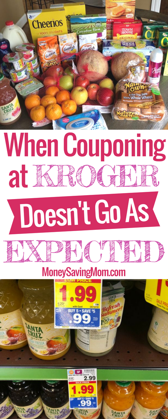 Sometimes our couponing shopping trips don't go as expected...
