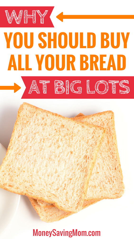 Did you can buy bread at Big Lots?! And it'll save you TONS of money!