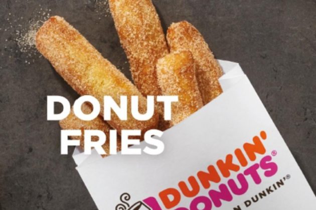 Free Donut Fries at Dunkin' Donuts on July 13, 2018