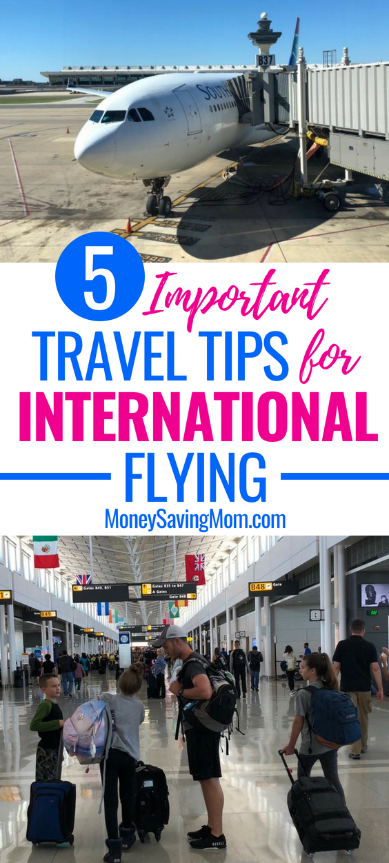 These international flying tips are invaluable! Read this before you take your next trip!