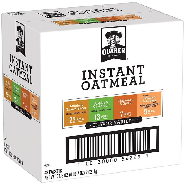 Quaker Instant Oatmeal Variety Pack (48 count) only $7.55 shipped!