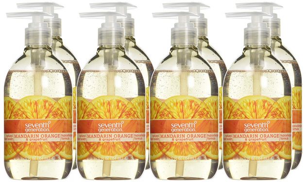 Seventh Generation Hand Wash Soap, Mandarin Orange & Grapefruit (Pack of 8) only $14.50 shipped!