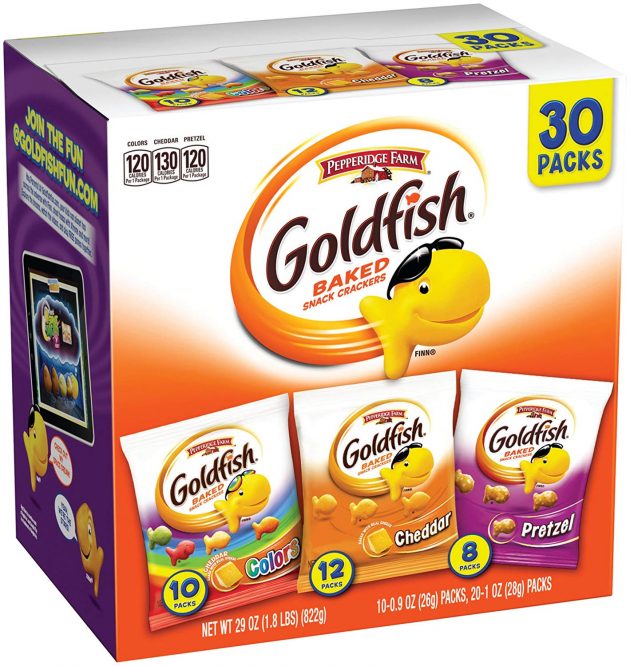 Pepperidge Farm Goldfish Variety Pack Classic Mix (30 count) only $6.98 shipped!