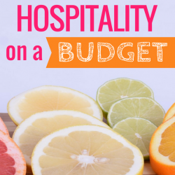 Show hospitality -- even when you're on a tight budget! These are GREAT tips!