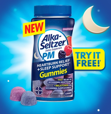 Free Alka-Seltzer PM Gummies after rebate