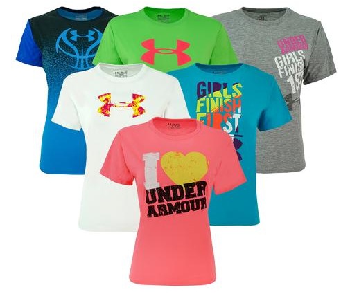 Girl's Under Armour Graphic Mystery T-Shirt only $9.99 shipped (regularly $24.99!)