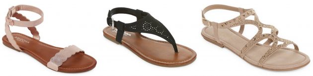 Buy One, Get Two Free Women's Shoes at JCPenney = Sandals for only $12.33 per pair!