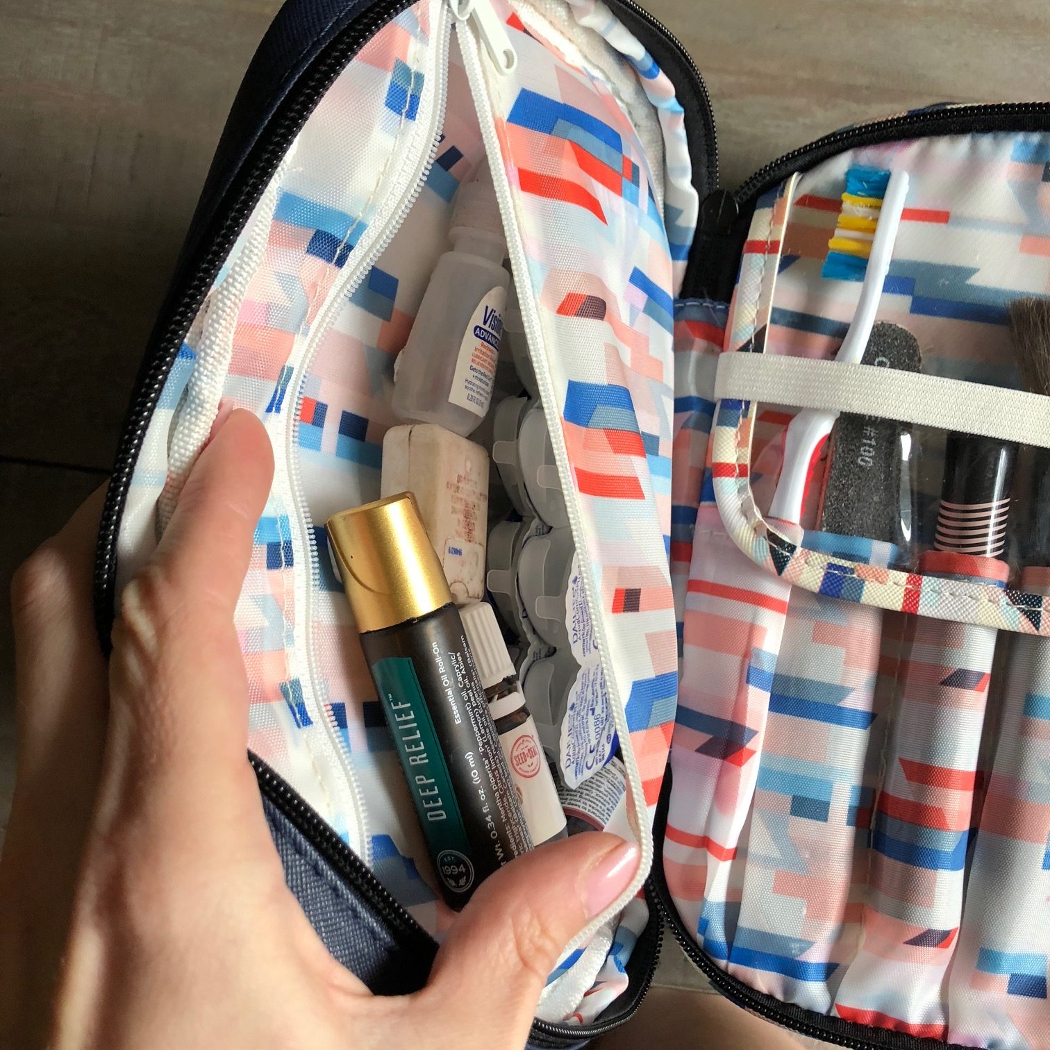 What I Pack in My Bathroom Bag for International Trips | Money Saving Mom®