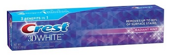 Crest 3 D White Toothpaste only $0.99 at Target!