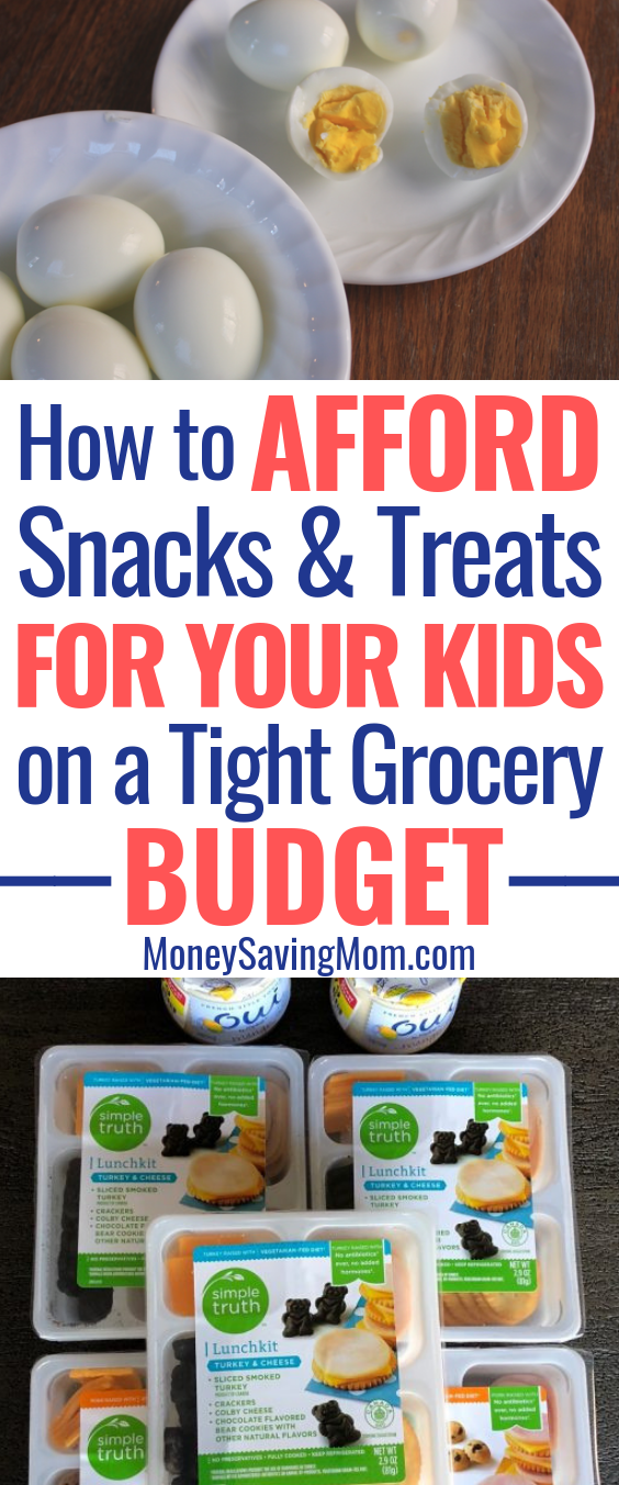 You CAN afford snacks and treats for your kids on a tight grocery budget! Here's how!