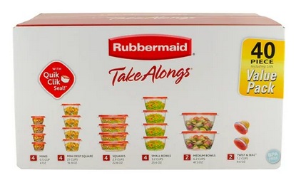 Rubbermaid Food Stroage Containers Set