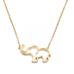 Elephant Drop Necklace