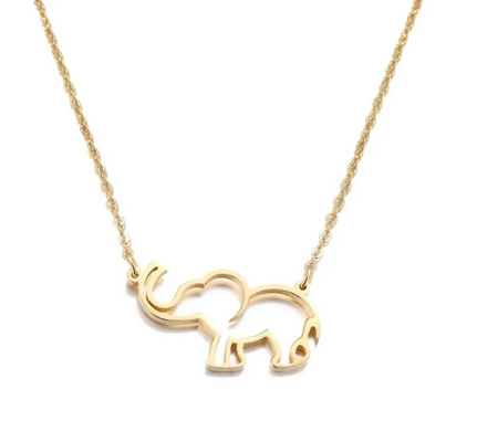 Elephant Drop Necklace