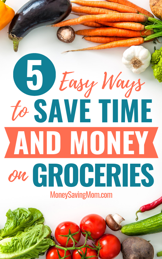 Save money on groceries without sacrificing too much time! These tips are GOLD!