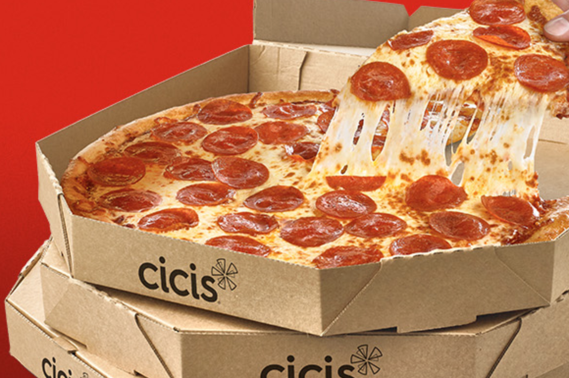 Cicis Pizza Get three medium pizzas for just 4 each