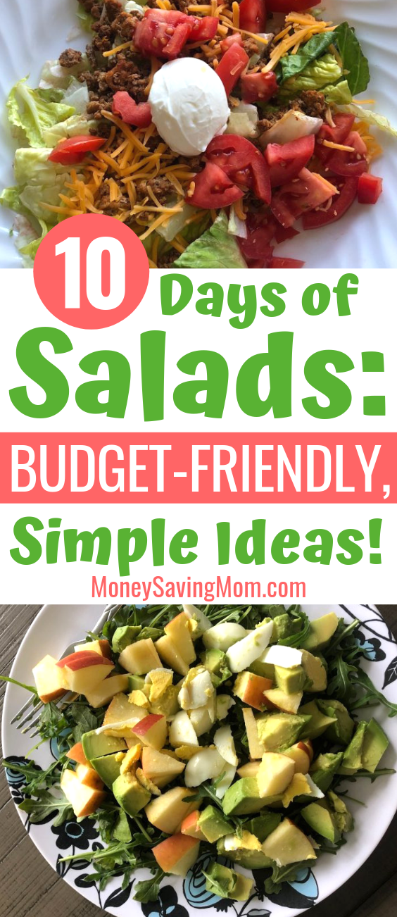 Want to eat more salads, even on a budget? These are GREAT ideas!