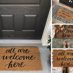 All Are Welcome Here Doormat