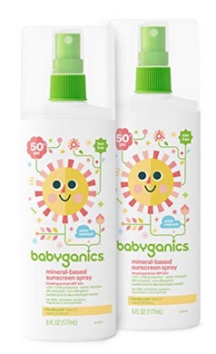 Babyganics Baby Sunscreen Spray, SPF 50