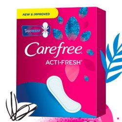 FREE Carefree Acti-Fresh Twist Resist Liners