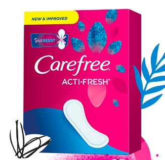 FREE Carefree Acti-Fresh Twist Resist Liners