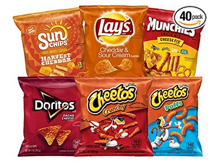 Frito-Lay Cheesy Mix Variety Pack, 40 Count 