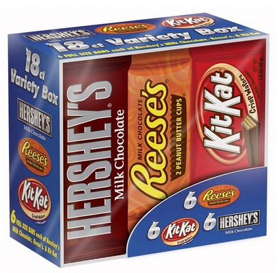 Hershey Candy Bar Assorted Variety Box
