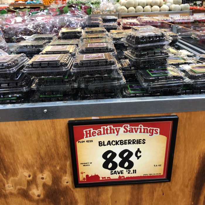 Blueberries at Sprouts