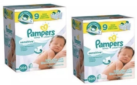 Pampers Wipes 9-pack