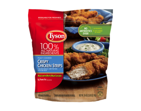 Tyson Fully Cooked Crispy Chicken Strips