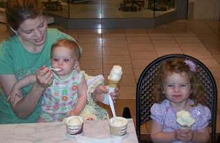 Eating Haagen-Dazs Ice Cream as a family