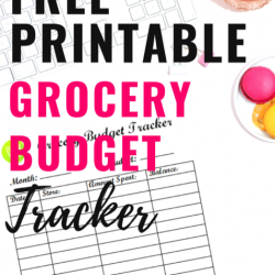 Free Printable Grocery Budget Tracker