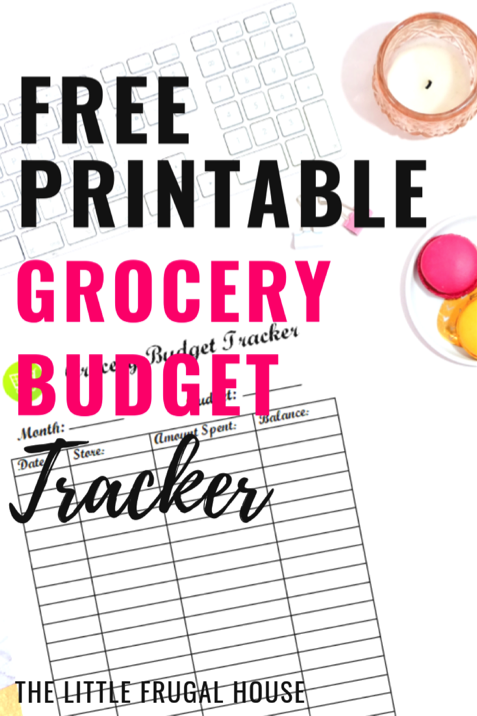 Free Printable Grocery Budget Tracker