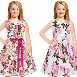 Girls Floral Casual Dresses