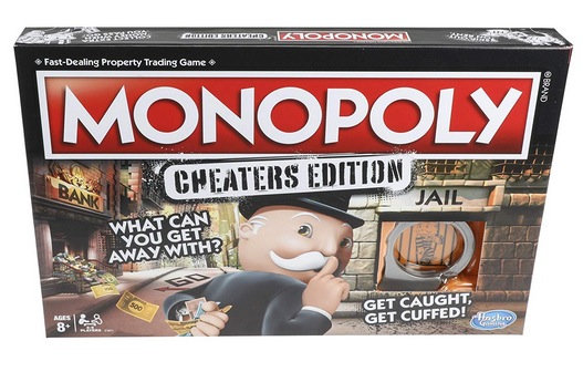 Hasbro Monopoly Game: Cheaters Edition Board Game