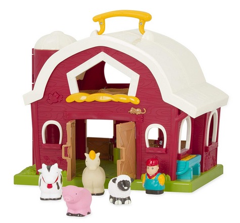 Battat – Big Red Barn – Animal Farm Playset for Toddlers 