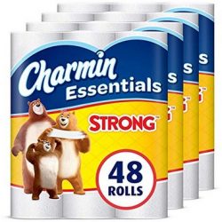 Charmin Essentials Strong Toilet Paper, 48 Giant Rolls