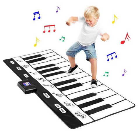 Giant Piano Keyboard Playmat w/ 8 Instrument Settings
