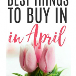 The Best Things to buy in April