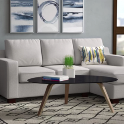 Wayfair sofa in living room