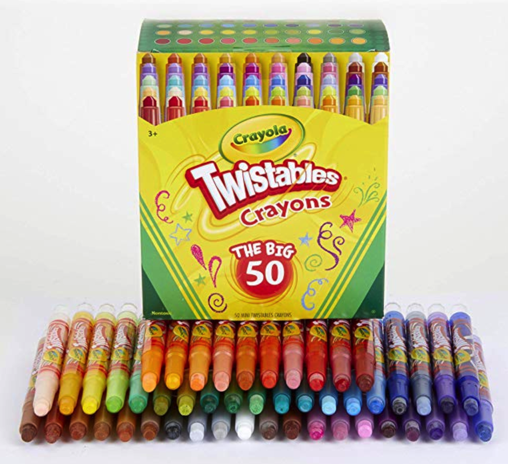 Crayola Mini Twistables Crayons, 50-count for just $7.50!