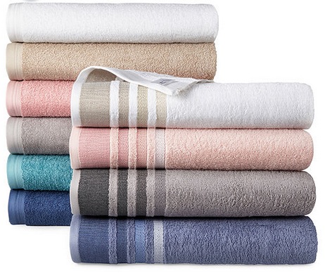 Home Expressions Solid or Stripe Bath Towels 